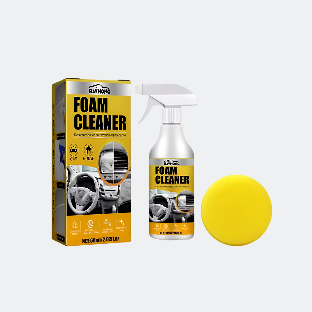 Nettoyant mousse pour intérieur de voiture